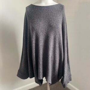 Three Bird Nest Charcoal Off-the-Shoulder Sweater